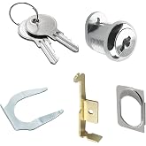 Vertical File Cabinet Lock Kit Replacement for HON F24 &amp; F28 (SRS #2185) with 2 Keys,Keyed Alike Drawer File Cabinet Lock Parts