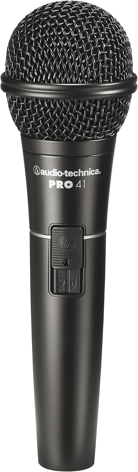 Audio-Technica PRO41 Cardioid Dynamic Handheld Microphone Black