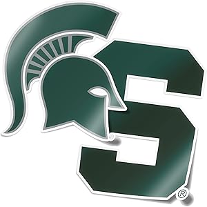 Michigan State University Sticker Vinyl Decal Laptop Water Bottle Car Scrapbook (4 Inch Set)