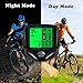 Bike Speedometer Waterproof Wireless Bicycle Bike Computer and Cycling Odometer with Automatic Wake-up Multi-Function LCD Backlight Displaythumb 1