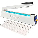 Impulse Heat Sealer Bag Sealer Machine Handheld Sealer Packaging Machine 3mm Sealing for Bag Width Sealing Machine for Self S