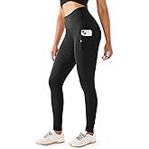 Yogaration Workout Leggings for Women with Pockets, High-Waisted Compression Gym Leggings, Non-See-Through Yoga Pants