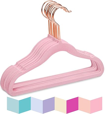 MIZGI Premium Kids Velvet Hangers (Pack 