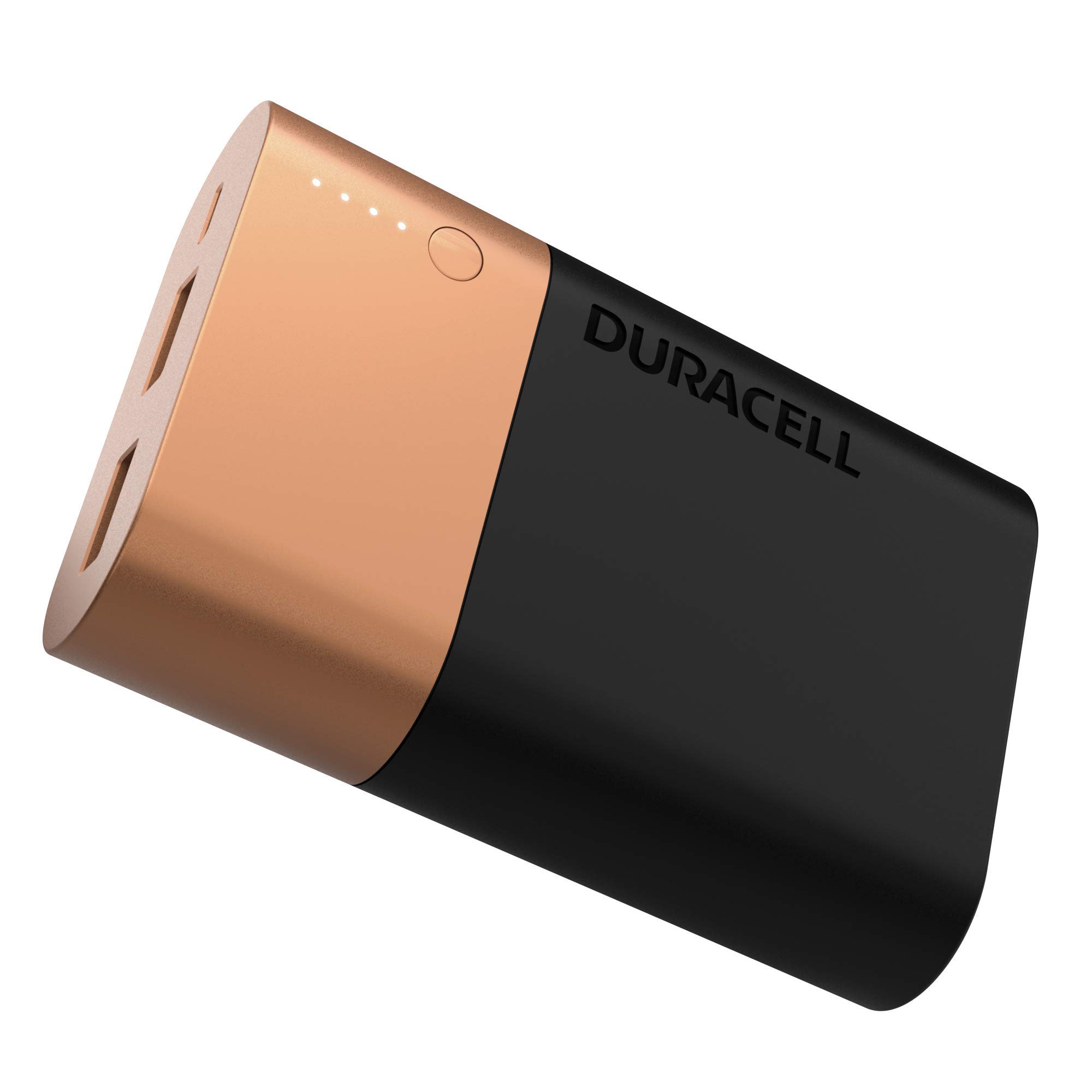 Duracell Power Bank 10050 mAh, External Battery Pack for Smartphones and USB-Powered Devices, Compatible with iPhone, Samsung