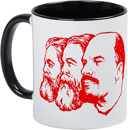 Amazon Com Cafepress Marx Engels Lenin Mug Unique Coffee Mug Coffee Cup Kitchen Dining