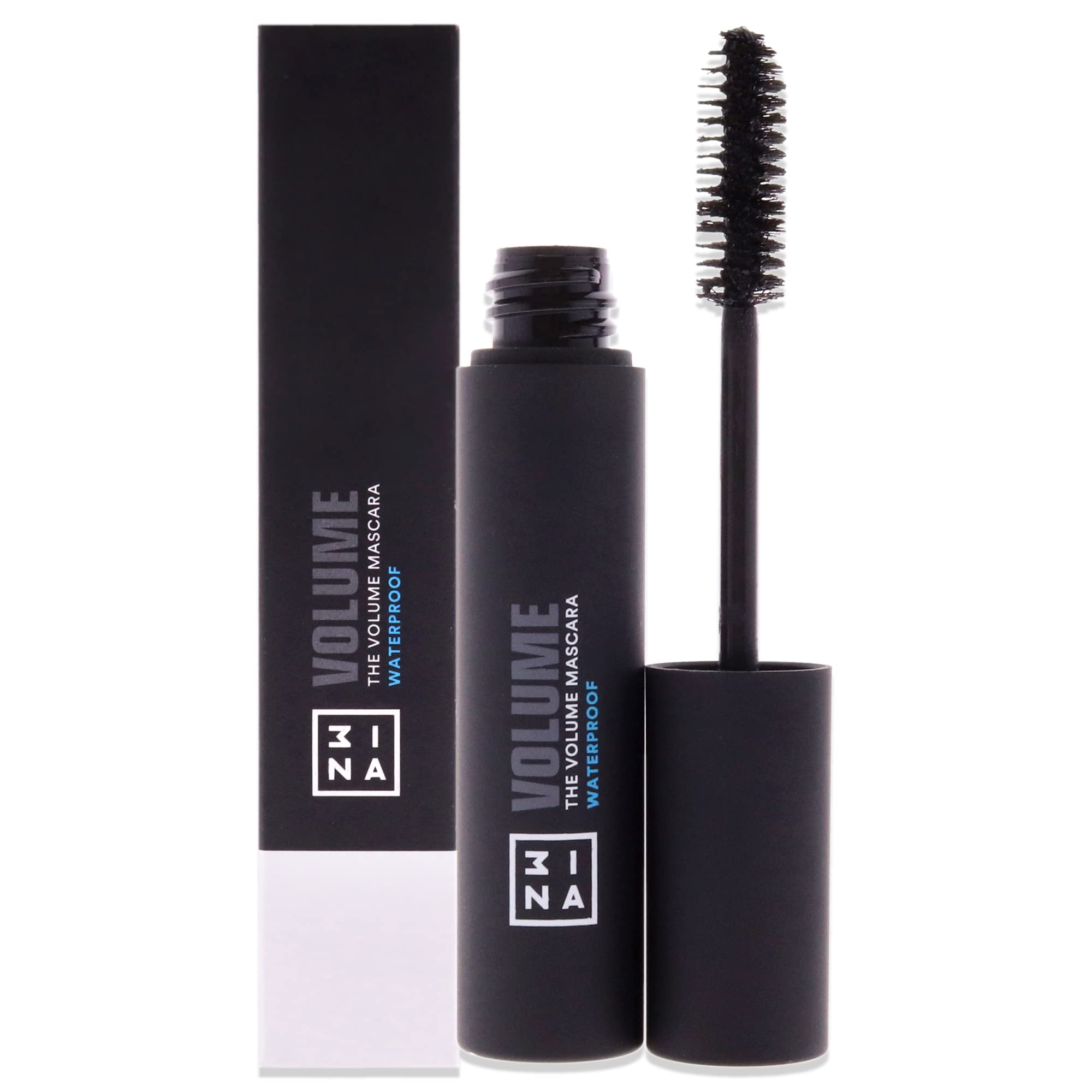 3INA MAKEUP - The Waterproof Volume Mascara 900 - Black Volumizing Mascara - Curling - Extra Lengthening Mascara - Long Lasting Formula - Waterproof - Black - Vegan - Cruelty Free