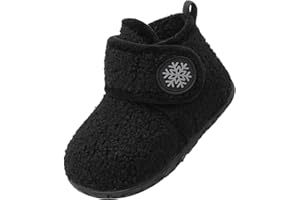 LeIsfIt Toddler Slippers Boys Girls House Slippers Kids Winter Boots Warm Lightweight House Shoes Non-slip Indoor Slipper Shoes