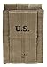 US WW2 Thompson 3 Cell Magazine Pouch Marked JT&L 1942 Khaki