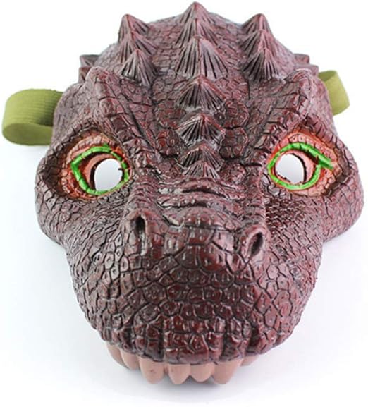 Tookss Máscara De Dinosaurio Simulación Modelo Halloween Divertido Y