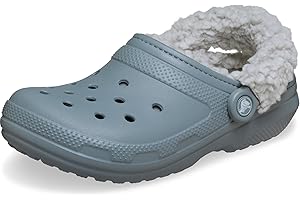 Crocs Unisex-Adult Classic Fleece Lined Clogs, Fuzzy Slippers for Women and Men