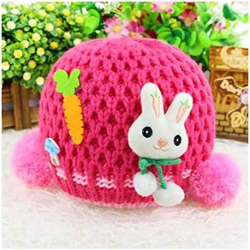 Foxy Fane Cute Soft & Cozy Warm Knitted Wool Baby Hat Cap [0-2 Years]