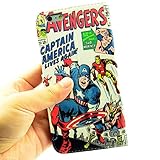 Unique! Marvel Comic Captain America Avengers Pattern Slim Wallet Card Flip Stand Leather Pouch Case Cover For Apple iphone 6 PLUS /6S PLUS (5.5inch)