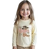Homie Weekend Cowgirl Shirt for Girls Western T-Shirts Kids Cowboy Letter Short Horse Clothes Cute Tops Tee 2T-8Y