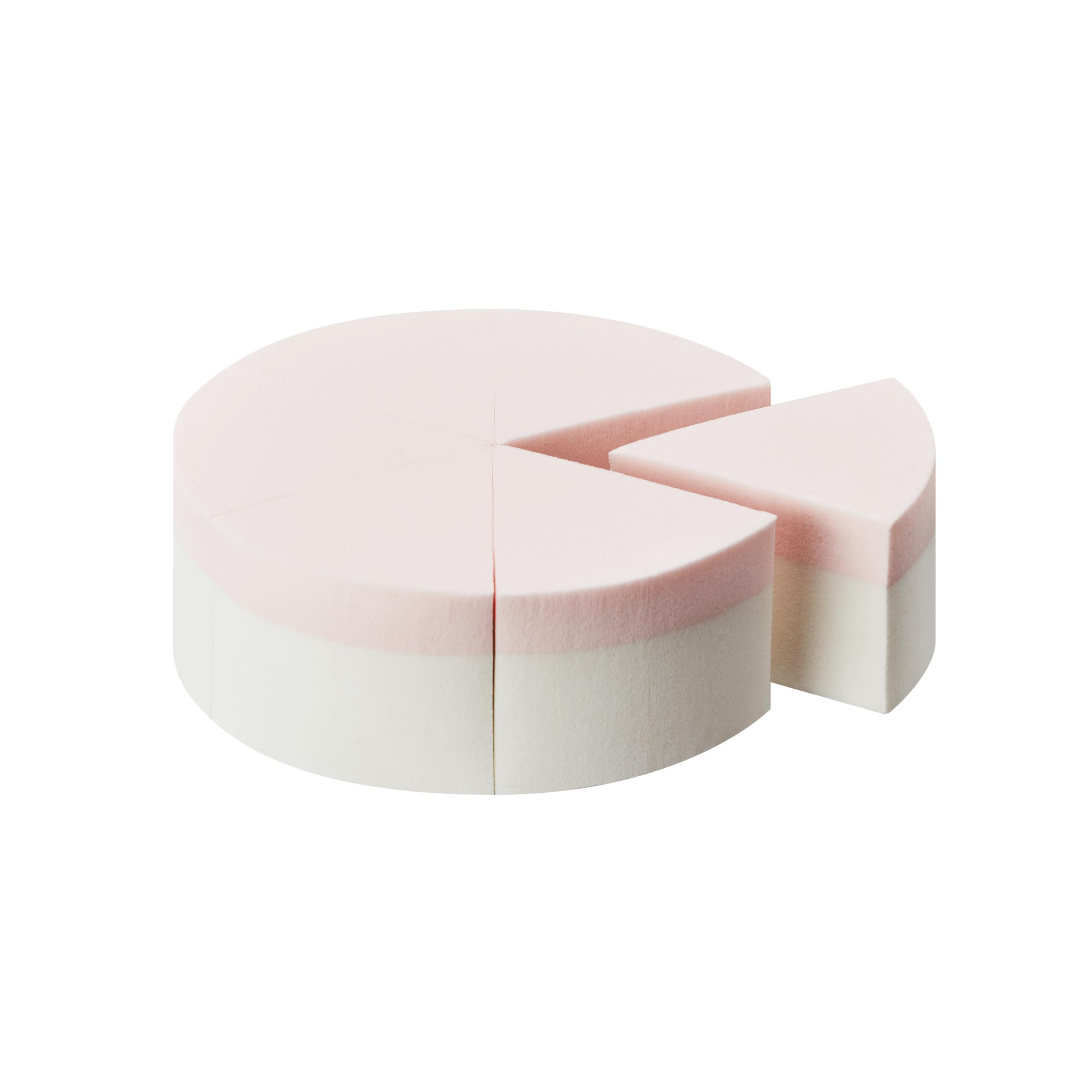 Photo 1 of Piccasso Latex Round Makeup Sponges 6P – Hydrophilic Foundation Sponges for Makeup, Dewy & Matte Finish, Triangular Face Sponges for Precise Blending, Ideal for Base Makeup Application