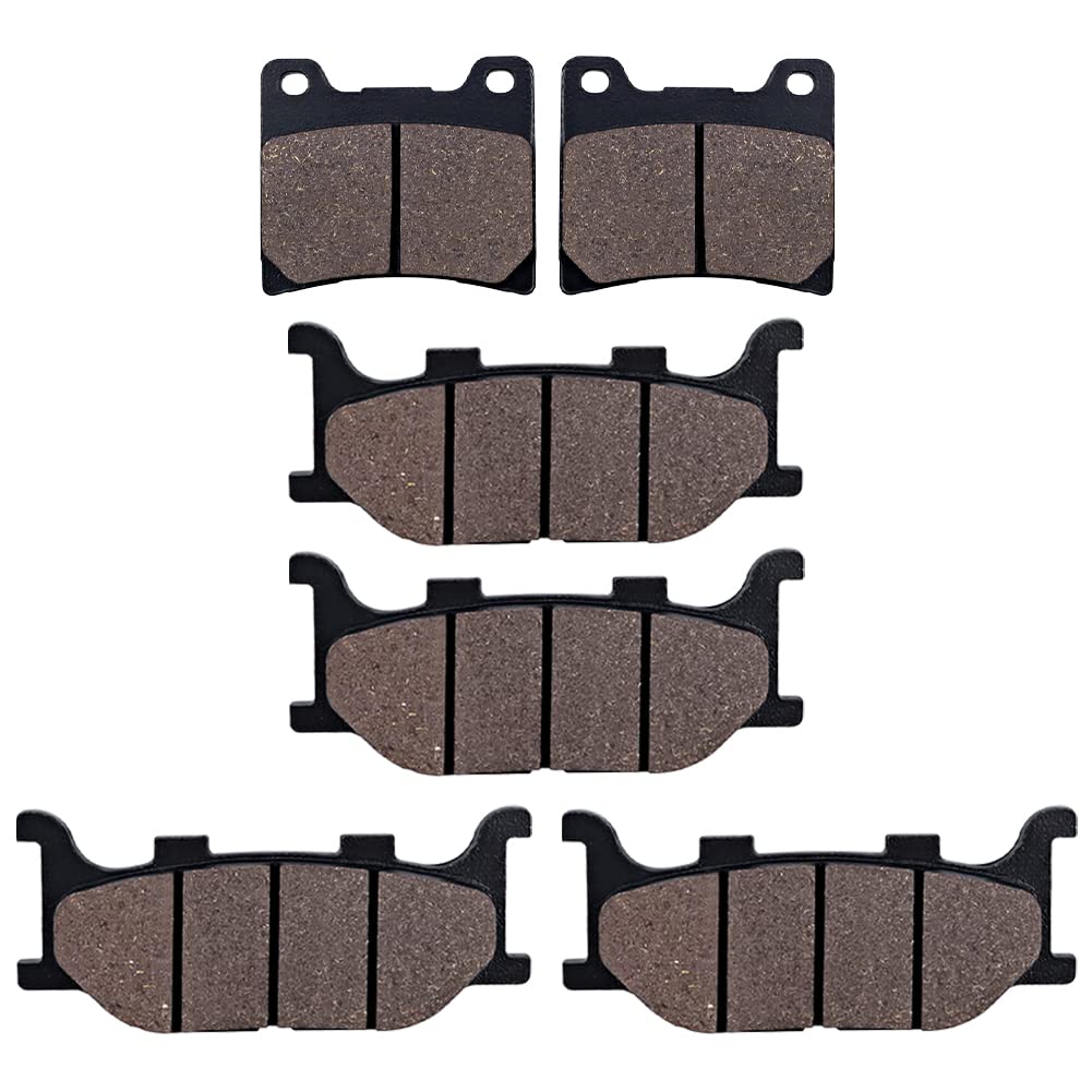 Cyleto Front and Rear Brake Pads for YAMAHA XV 1100 Virago 1999 XVS 1100 Dragstar 1999-2004 XVS1100 A Dragstar Classic 2000-2007