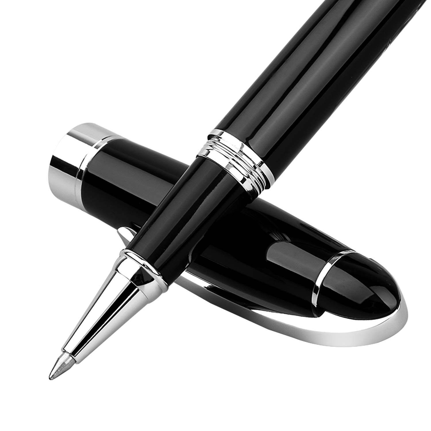 Writing Pen Set With Gift Box and 2 Extra Black Ink refillsLuxury Elegant Fancy Nice Gift Pen