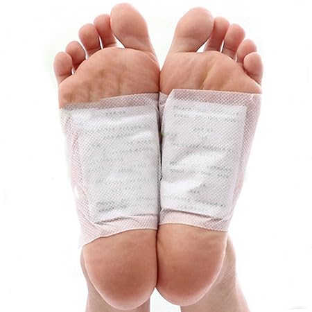 Detox Fußpflaster, Kapmore 100pcs Foot Pads Vitalpflaster zum Körper Entgiften Bambuspflaster mit Turmalin Fußpflaster zum En
