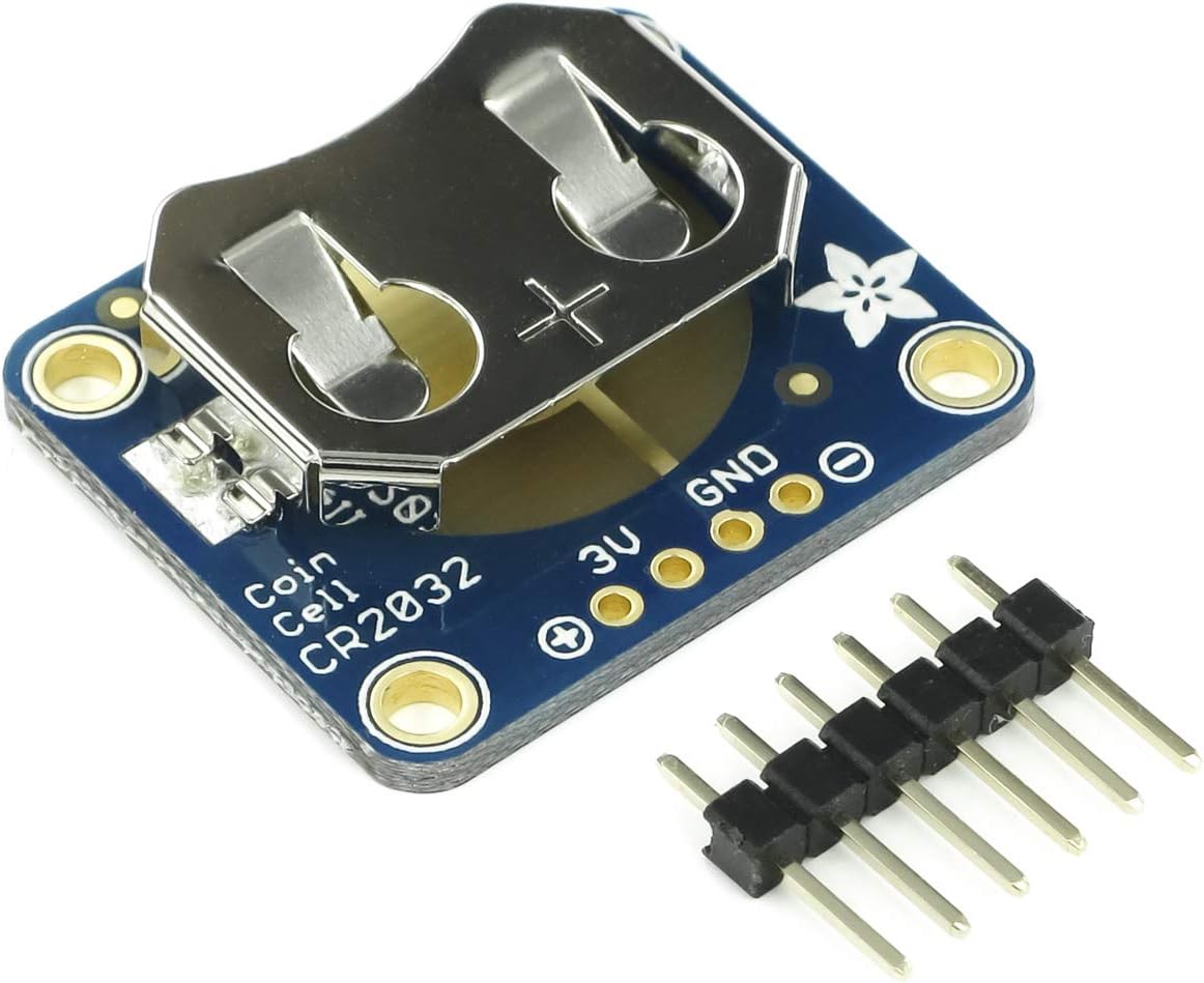 Adafruit 20 mm coin cell breakout board with CR2032 battery holder and