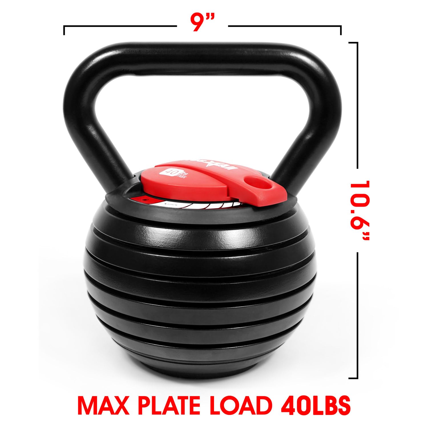 Yes4All Powder Coated Cast Iron Kettlebell Strength Training Kettlebells Weight Set for Full Body Workout, Home Gym