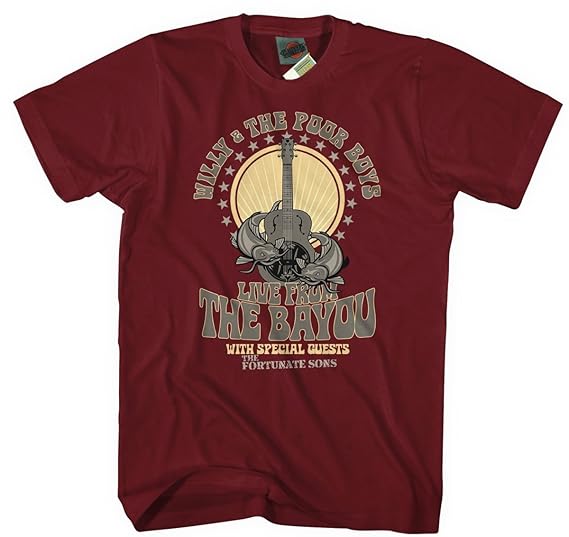 Creedence Clearwater Revival Inspired Willy & The poor Boys, Hoibres Camiseta