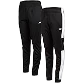 New Balance Boys Sweatpants - 2 Pack Active Performance Tricot Boys Joggers with Elastic Waistband - Athletic Pants for Kids