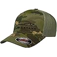 2005-09 Ford Mustang Hardtop Classic Outline Design Flexfit 6511 Trucker Mesh Fitted Cap