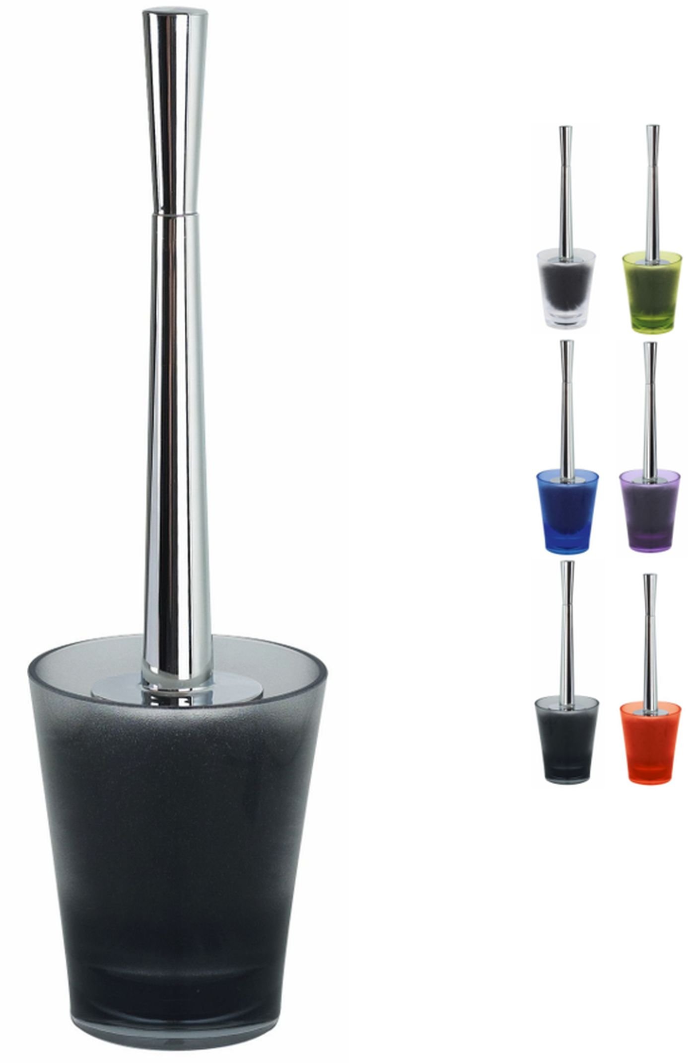 Spirella Max Acryl Toilet Brush, Grey
