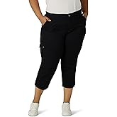 Lee Womens Plus Size Ultra Lux Comfort with Flex-to-go Cargo Capri Pant