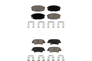 CMX Front Rear Ceramic Brake Pads Kit Replacement For 2014-2016 Kia Soul KCX-100470