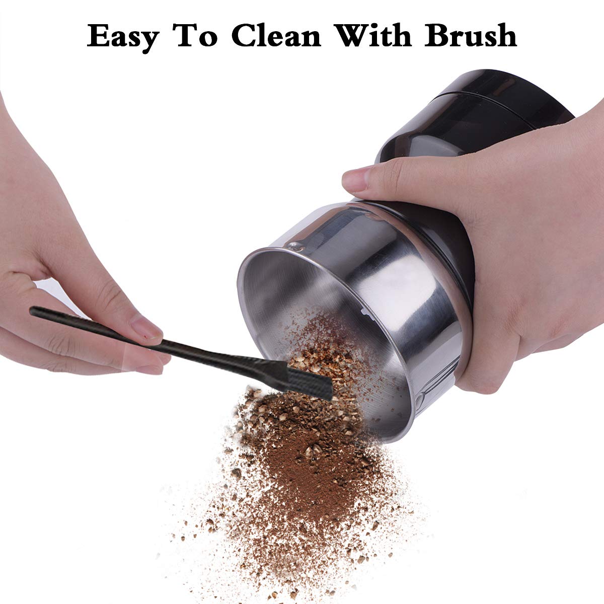 Seeds Nuts LowNoise & Overheat Protection Coffee Mill Grinder for