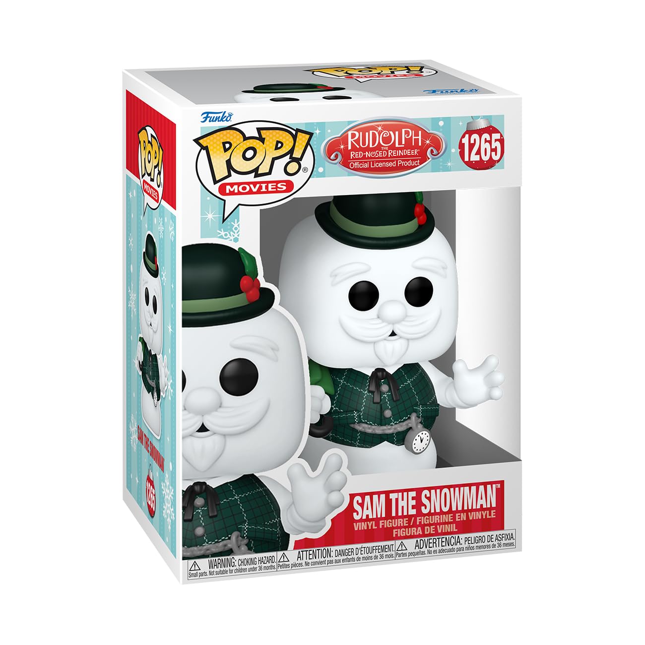 Funko POP! Movies: Rudolph - Sam the Snowman - Rudolph the Red-Nosed Reindeer - Collectable Vinyl Figure - Gift Idea - Official Merchandise - Toys for Kids & Adults - Movies Fans