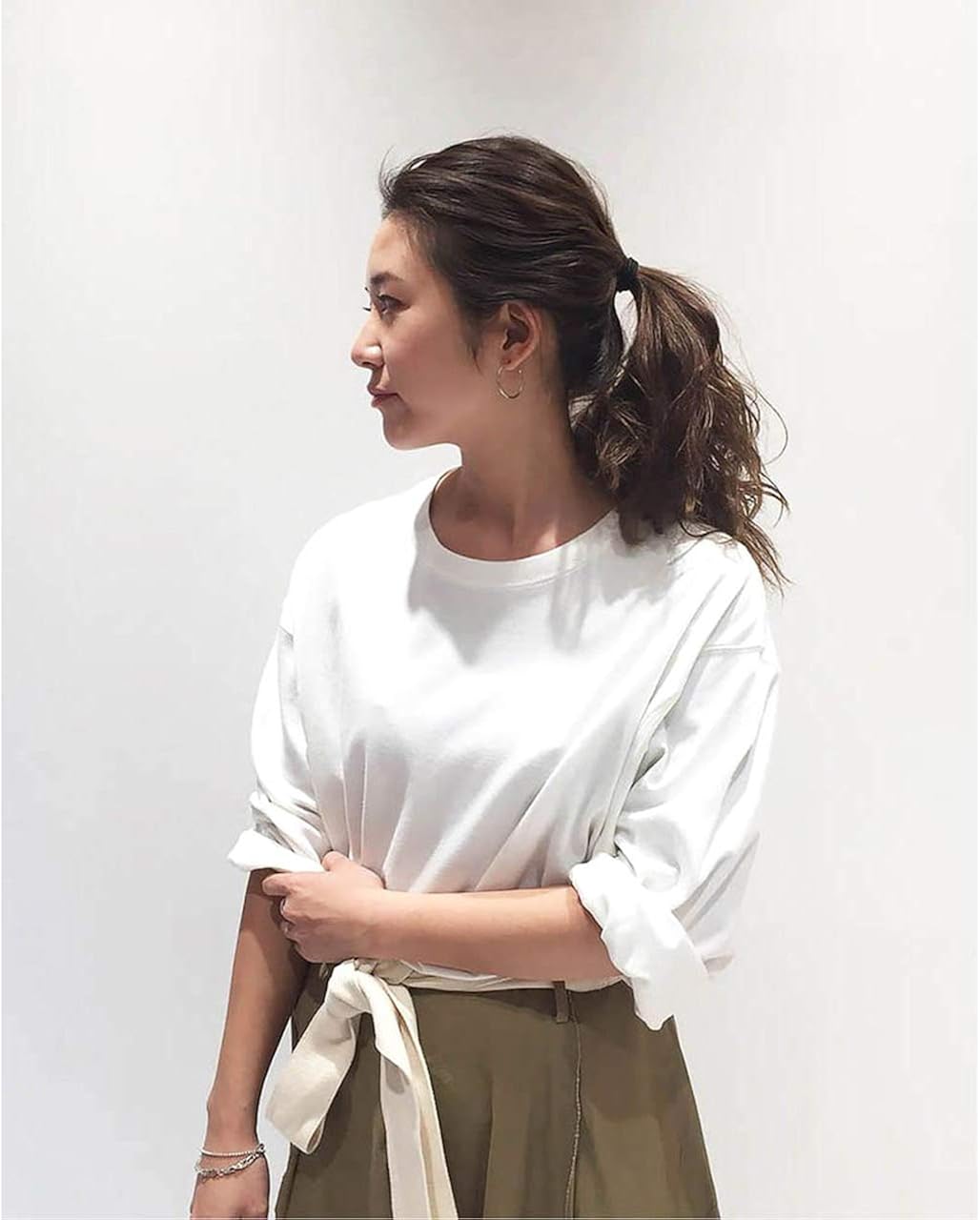 Amazon Todayful トゥデイフル Boyfriend Loose Tee 5 ポイント F フリー Wht ホワイト Tシャツ カットソー 通販