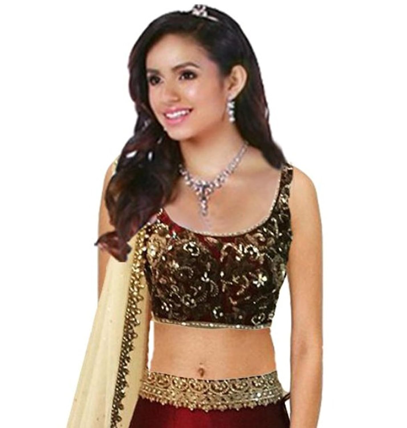 fashion world cotton silk lehenga choli (fasw01_red_free size)