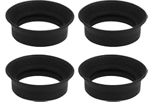 Amosfun 4pcs 1.25-inch Rubber Telescope Eyepiece Replacement Cups Compatible with Celestron Stereo