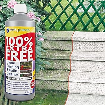 Stone Patio Decking Cleaner Brickwork Masonry Remove Dirt Grime