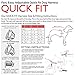 EzyDog Premium Quick Fit Adjustable No-Pull Dog Harness Vest with Reflective Stitching - Perfect for Training, Walking, and Control - Padded for Comfort (Small, Blue)