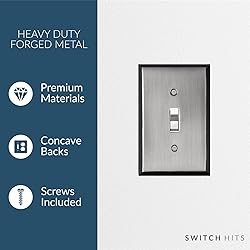 Switch Hits Antique Pewter Outlet Wall Plate | 1