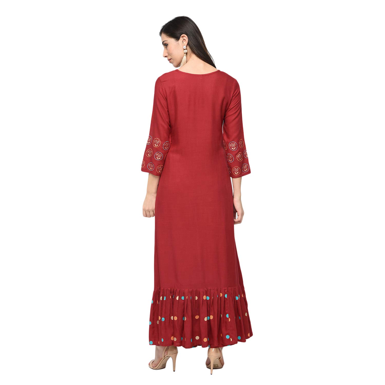 rajmandirfabrics women's rayon kurta with palazzo set