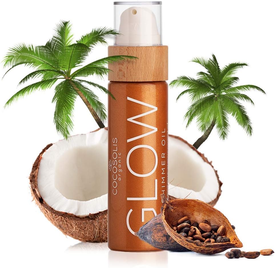 COCOSOLIS Glow Shimmer Oil, Multicolored, 110 ml (Pack of 1)
