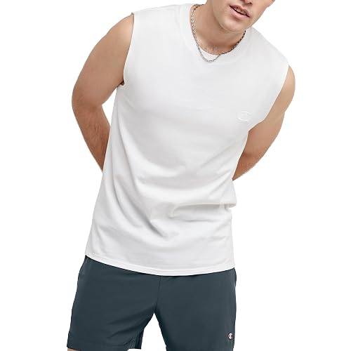 A4 Men's Reversible Wicking Muscle T-Shirt - Graphite/White, Large
