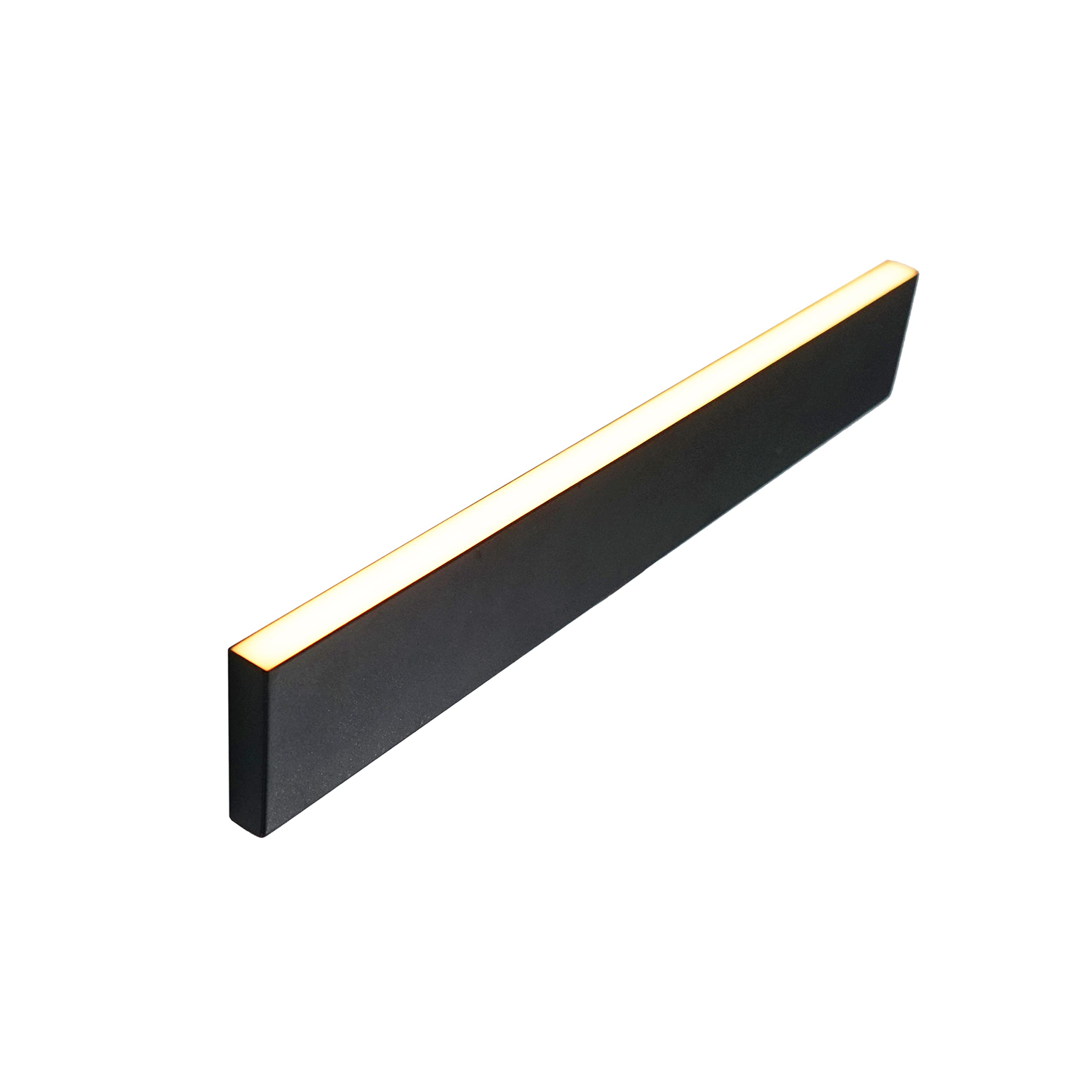 Photo 1 of LUMENGY Paver Light Slim 0.5x14 Inch Glare-Free 2700K Warm White Steel Brick Lighting for Pavers, Walls, Driveway & Pathway Borders 2700K Warm White, Waterproof, Drive-Over Rated - 12V AC/DC