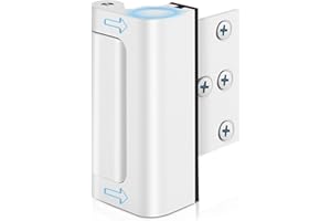 Profasion Home Security Door Lock, Childproof Door Reinforcement Lock, for Extra Home Security and Privacy, White, 1 Pack