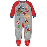 CoComelon Baby-Boys Toddler Infant Footed Blanket Sleeper Pajamas - Toddler Footie Pajamas