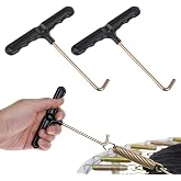 Amzlysdok Trampoline Spring Puller Tool, Trampoline Parts T-Hook Puller, Trampoline Accessories Spring Pull T-Shape Hook,Trampoline Replacement Springs Tool,Fits Most Springs