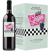 Wild Grapes DIY Wine Making Kits, Cabernet Sauvignon, Makes up to 30x750mL | Premium Ingredients, Ready in 4 Weeks, Includes Wine Base, Yeast, Fining Agents And 30 Labels