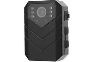 CFTGIW Body Worn Camera with Back Clamp/Holder 4K HD 6 Axis Gyro Night Vision Water Resistant Wearable Video Recorder for Sec