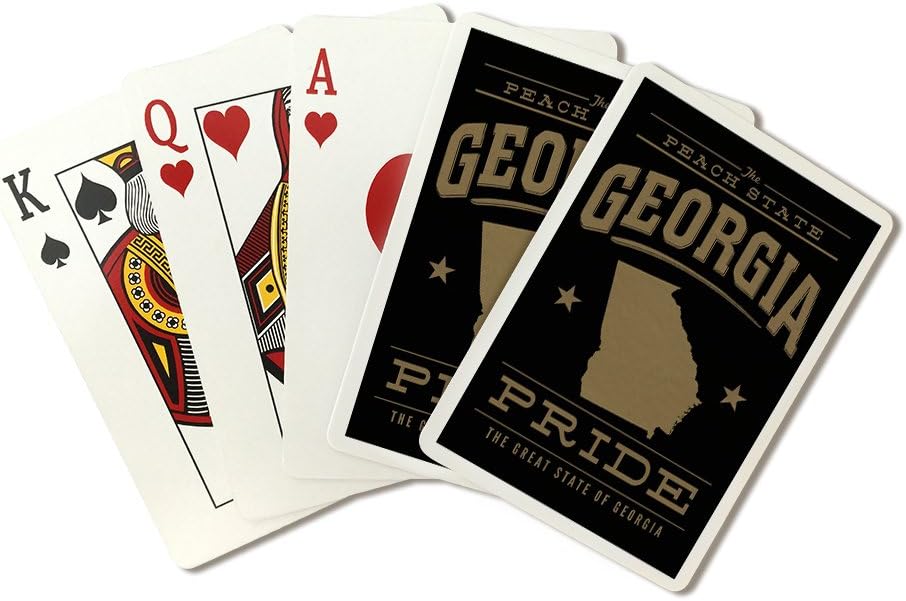 State Pride Gold on Black (Playing Card Deck 52