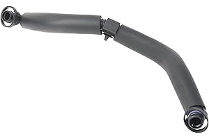 URO Parts 07K103211B Breather Hose, from Valve Cover, Black