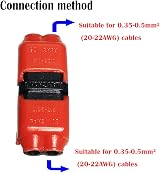 2 Pin 2 Way H Shape Quick Splice Solderless Wire Connector view 3