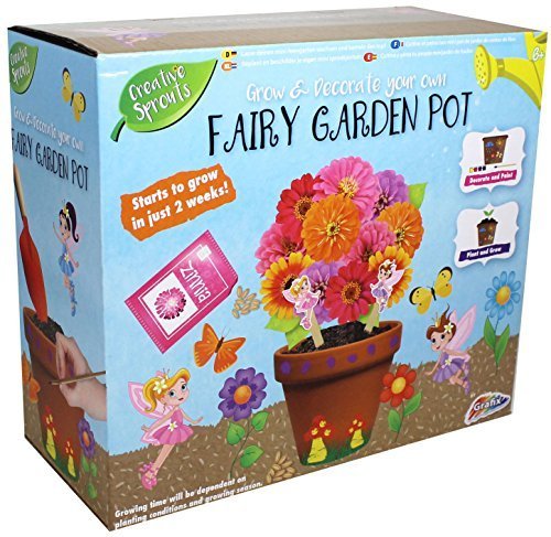 Grafix Grow And Decorate Your Own Fairy Garden Pot Children S